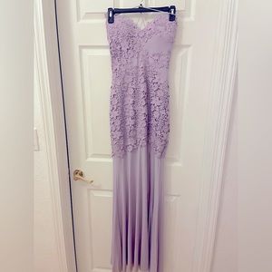 Purple maxi dress floral size S
